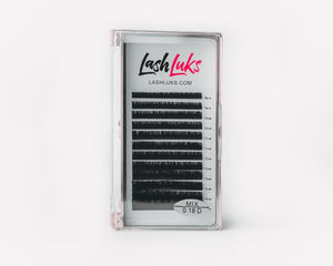 Mink Lashes  0.18 - Mixed Length Lash Luks 