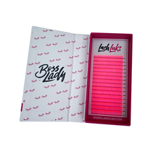 Load image into Gallery viewer, Neon Pink Lashes 0.5 Lash Luks 