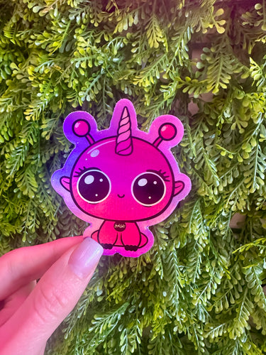 Iridescent Sticker – Lash Luks Mascot