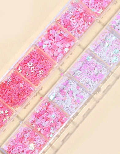 Pink Holographic Lash Decals Lash Luks 